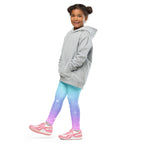 Girls Faux Sparkle Effect Rainbow Buttery Soft Leggings