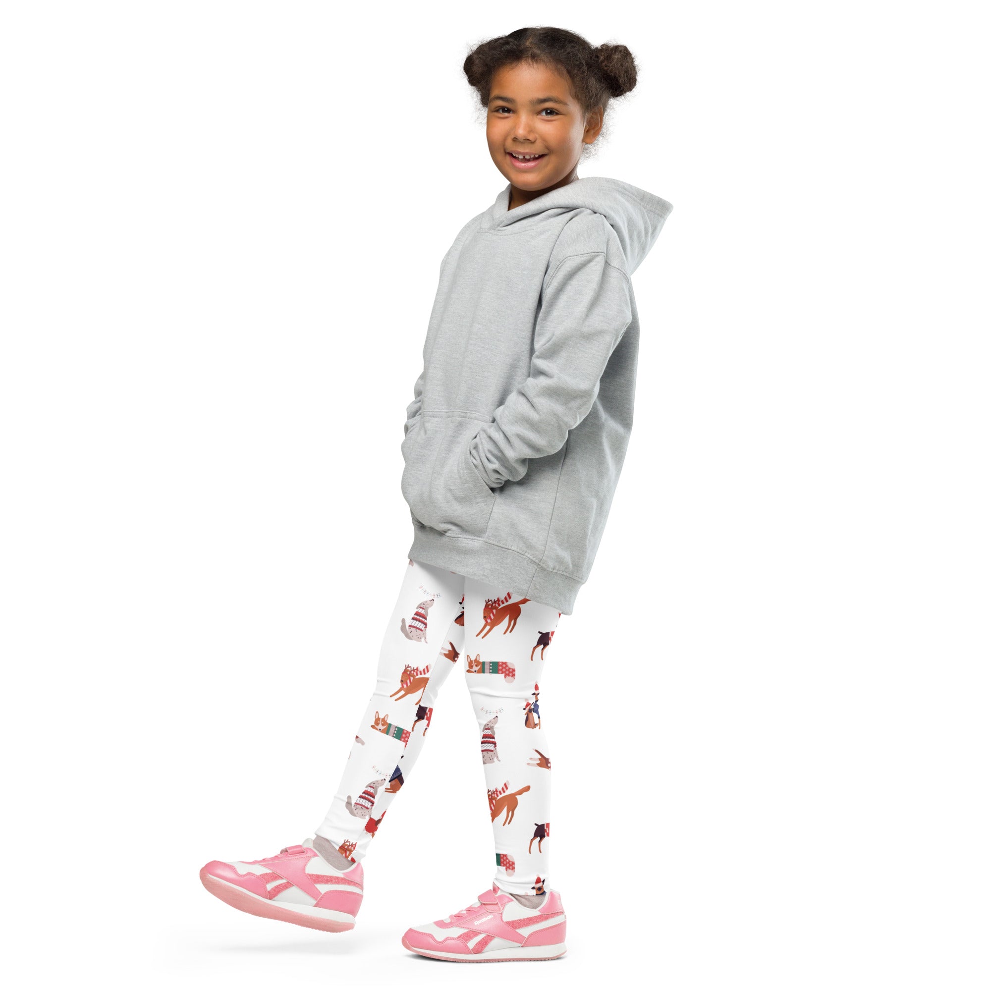 Kids Christmas Dog Buttery Soft Leggings