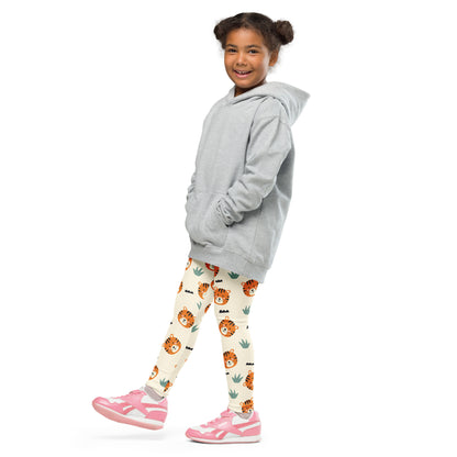 Kids Tiger Print Buttery Soft Leggings