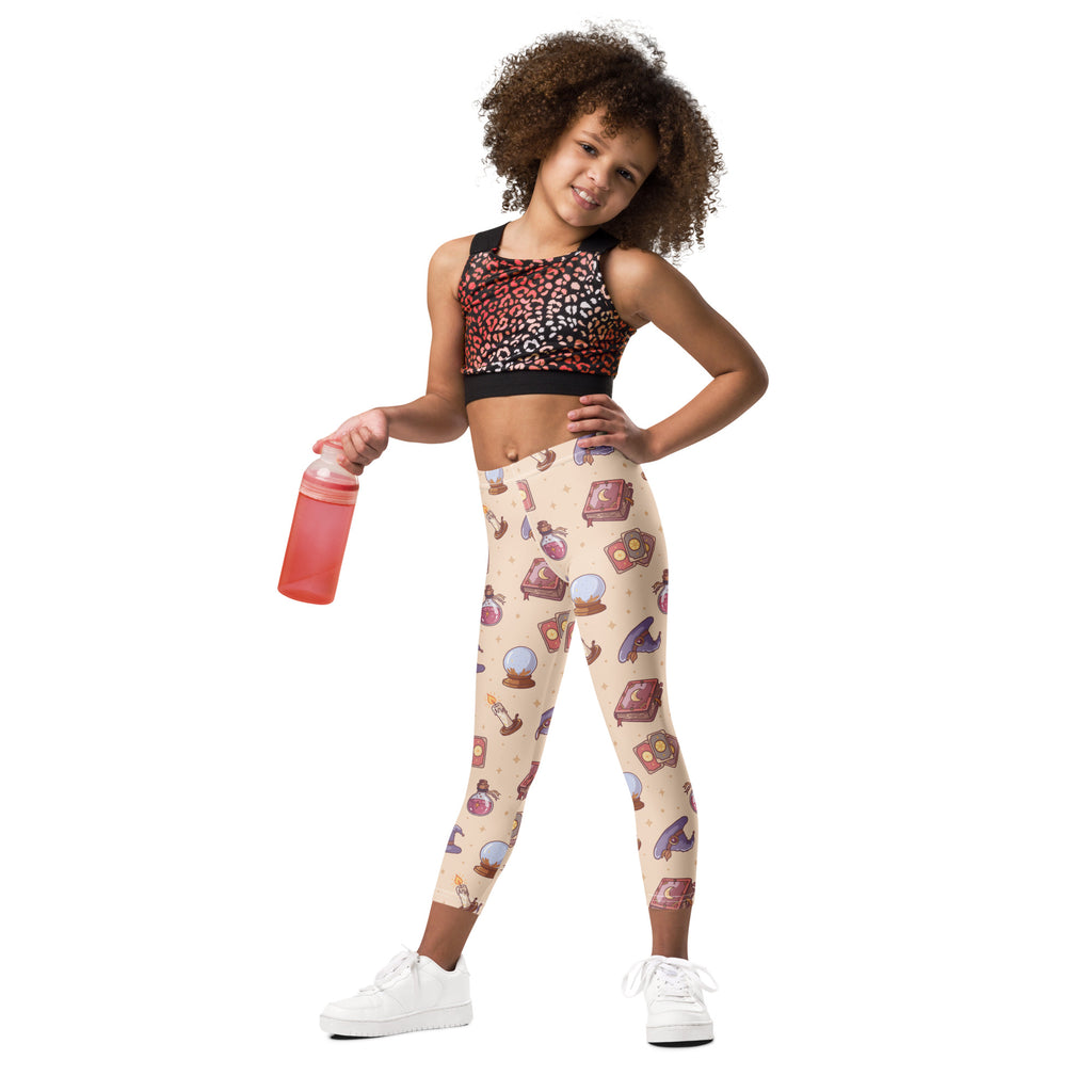 Girls Witchy Magic Leggings - Warm, Buttery Soft & Stretchy