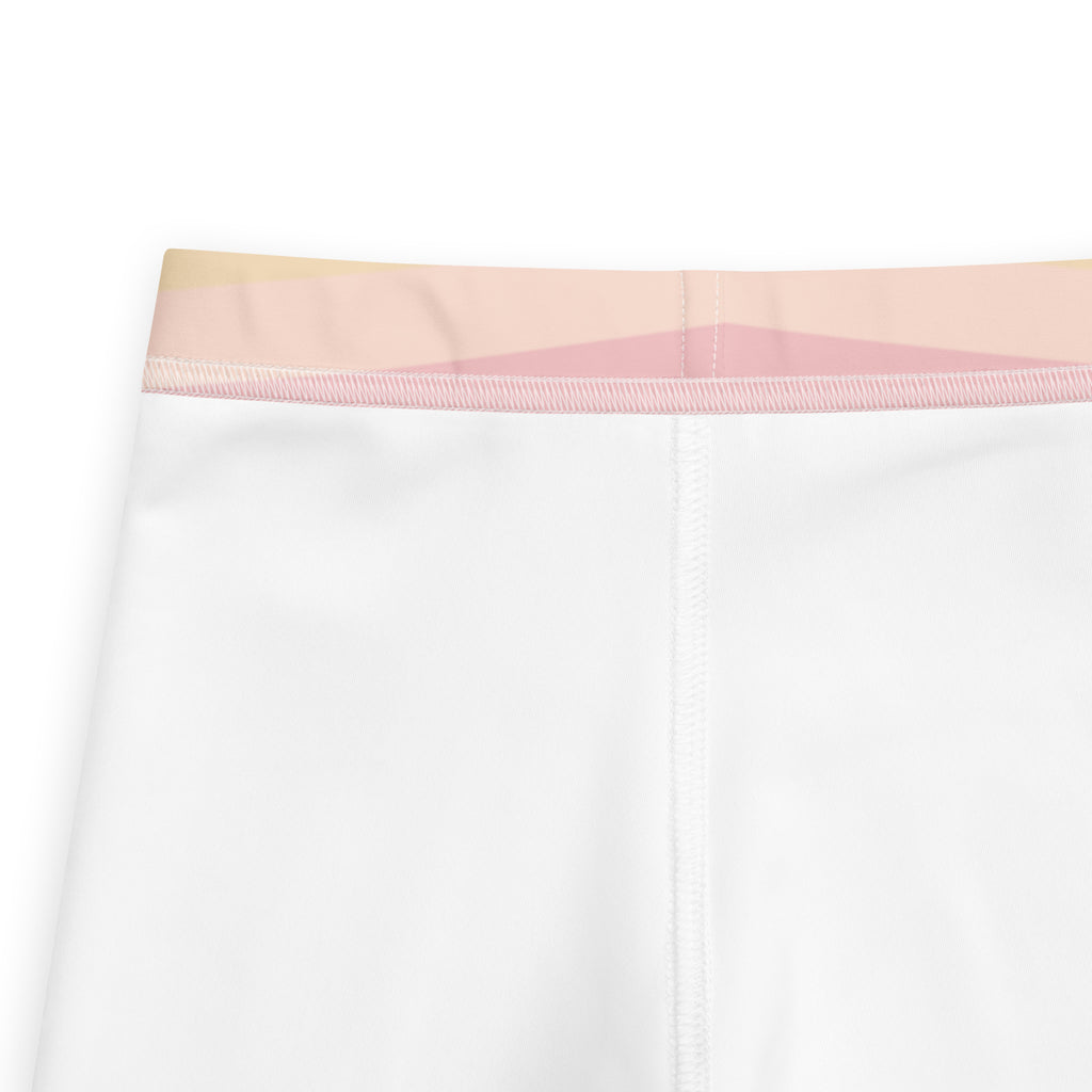 Girls Striped Rainbow Pastel Buttery Soft Leggings