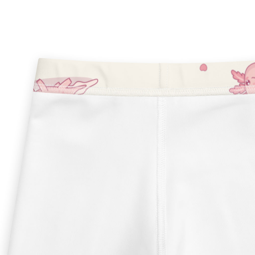 Girls Pink Axolotl Buttery Soft Leggings