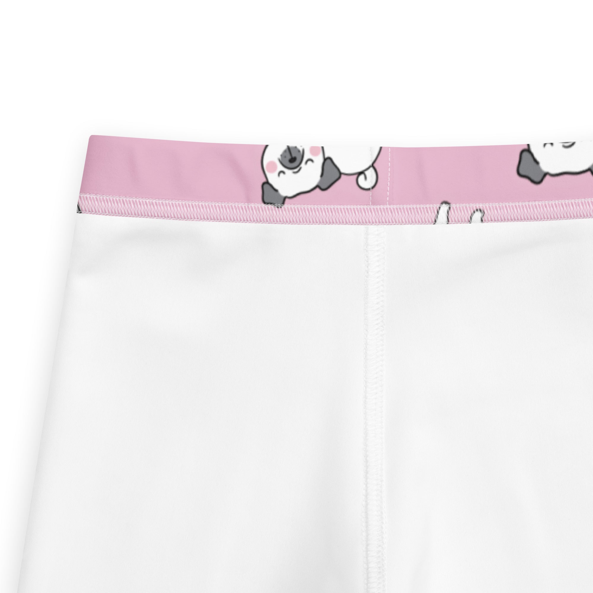 Girls Pink Pug Buttery Soft Leggings