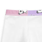 Girls Pink & Purple Pug Buttery Soft Leggings