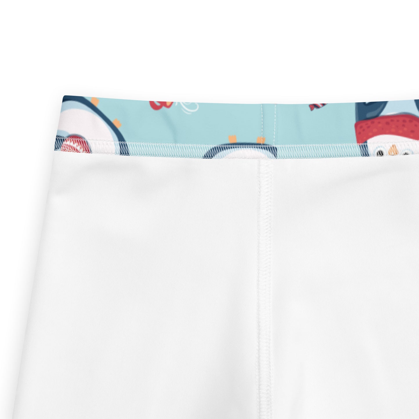 Girls Cute Penguin Christmas Buttery Soft Leggings
