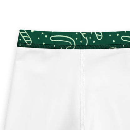 Kids Green Candy Cane Buttery Soft Leggings
