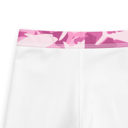 Girls Pink Shark Buttery Soft Leggings