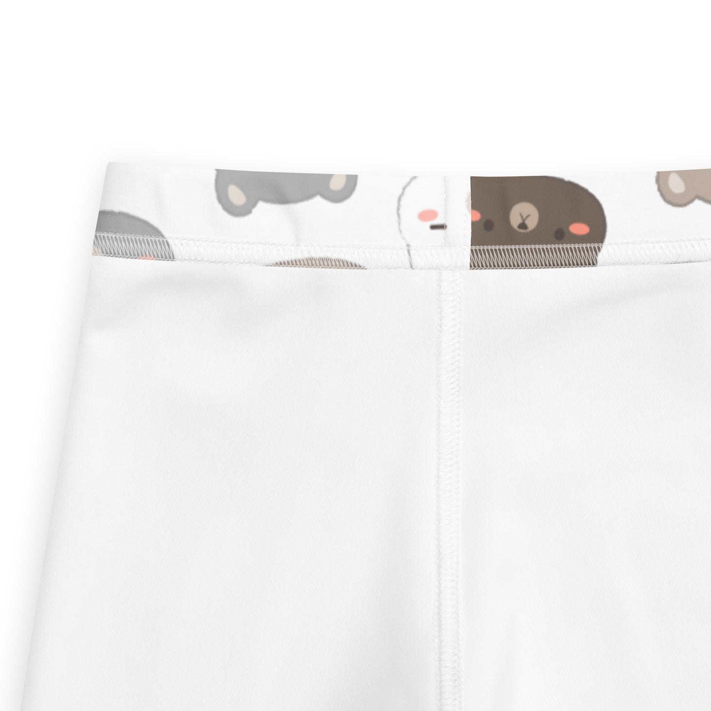 Kids Bear Face Pattern Buttery Soft Leggings