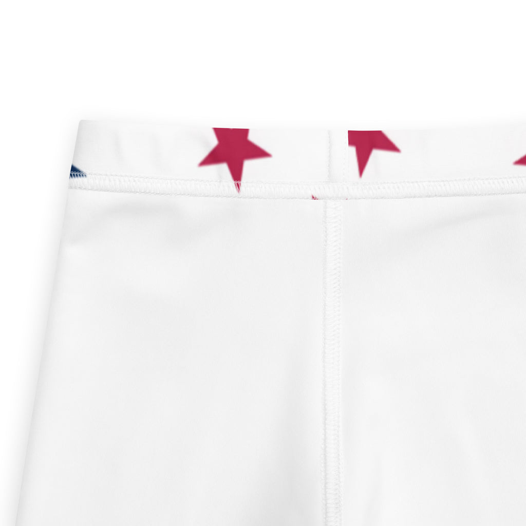 Kids Red and Blue Stars Buttery Soft Leggings