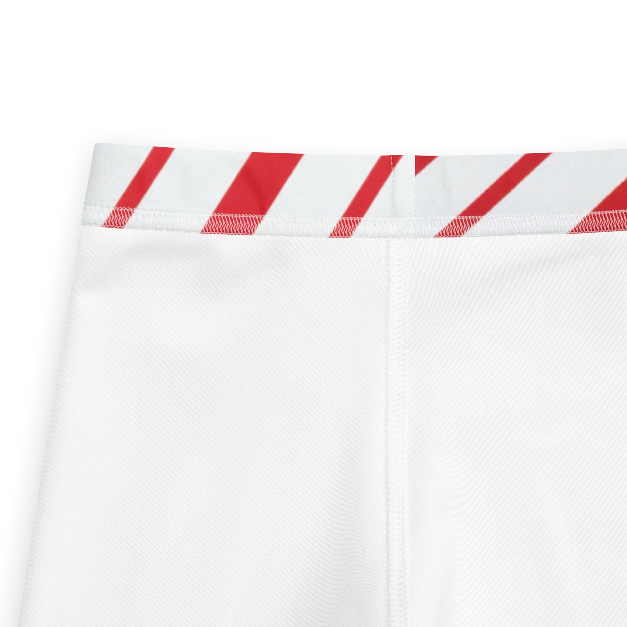 Kids Red Candy Cane Stripe Buttery Soft Leggings
