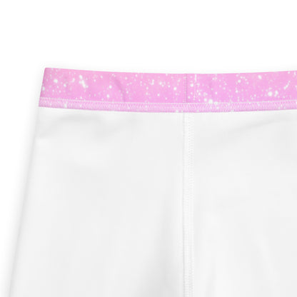 Girls Faux Sparkle Effect Rainbow Buttery Soft Leggings
