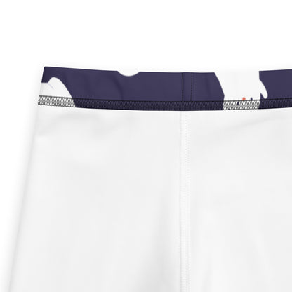 Girls Dark Purple Ghost Buttery Soft Leggings