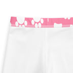 Girls Pink Paw Print Buttery Soft Leggings