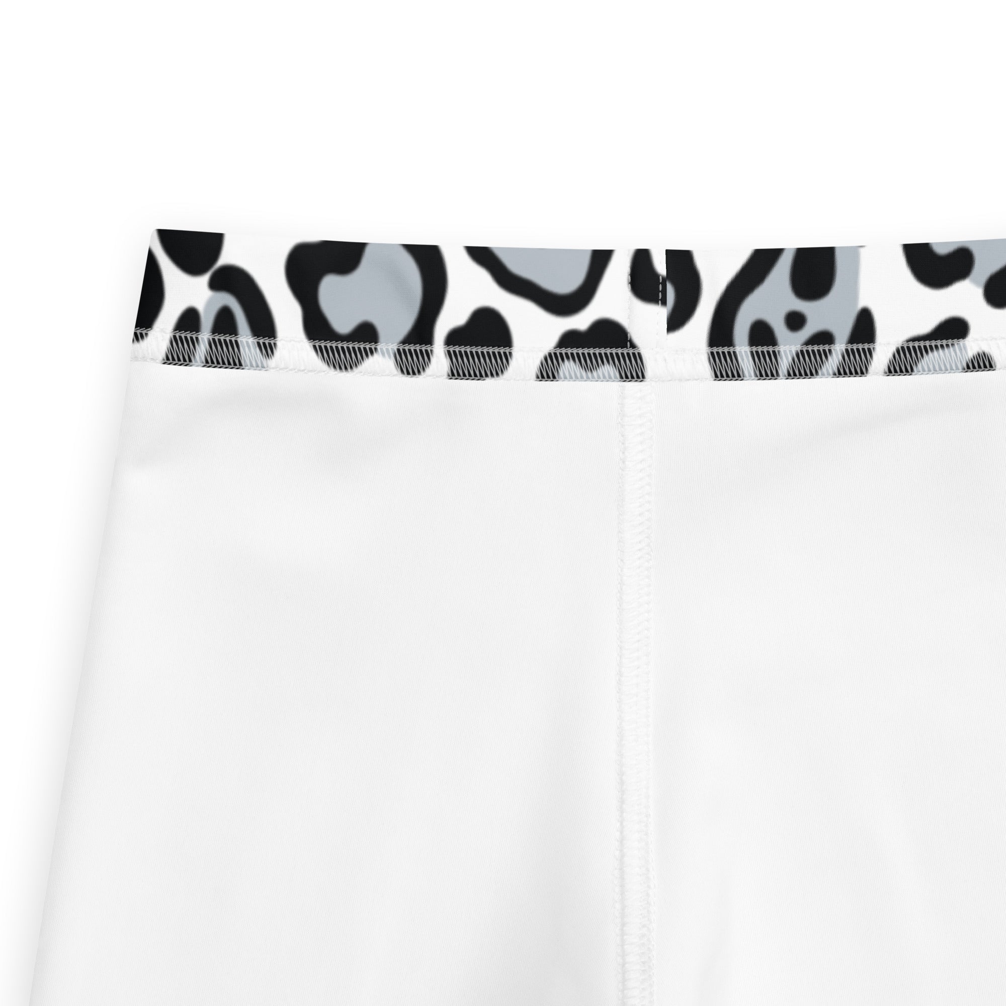 Girls Ghost Face Leopard Leggings - Warm, Buttery Soft & Stretchy