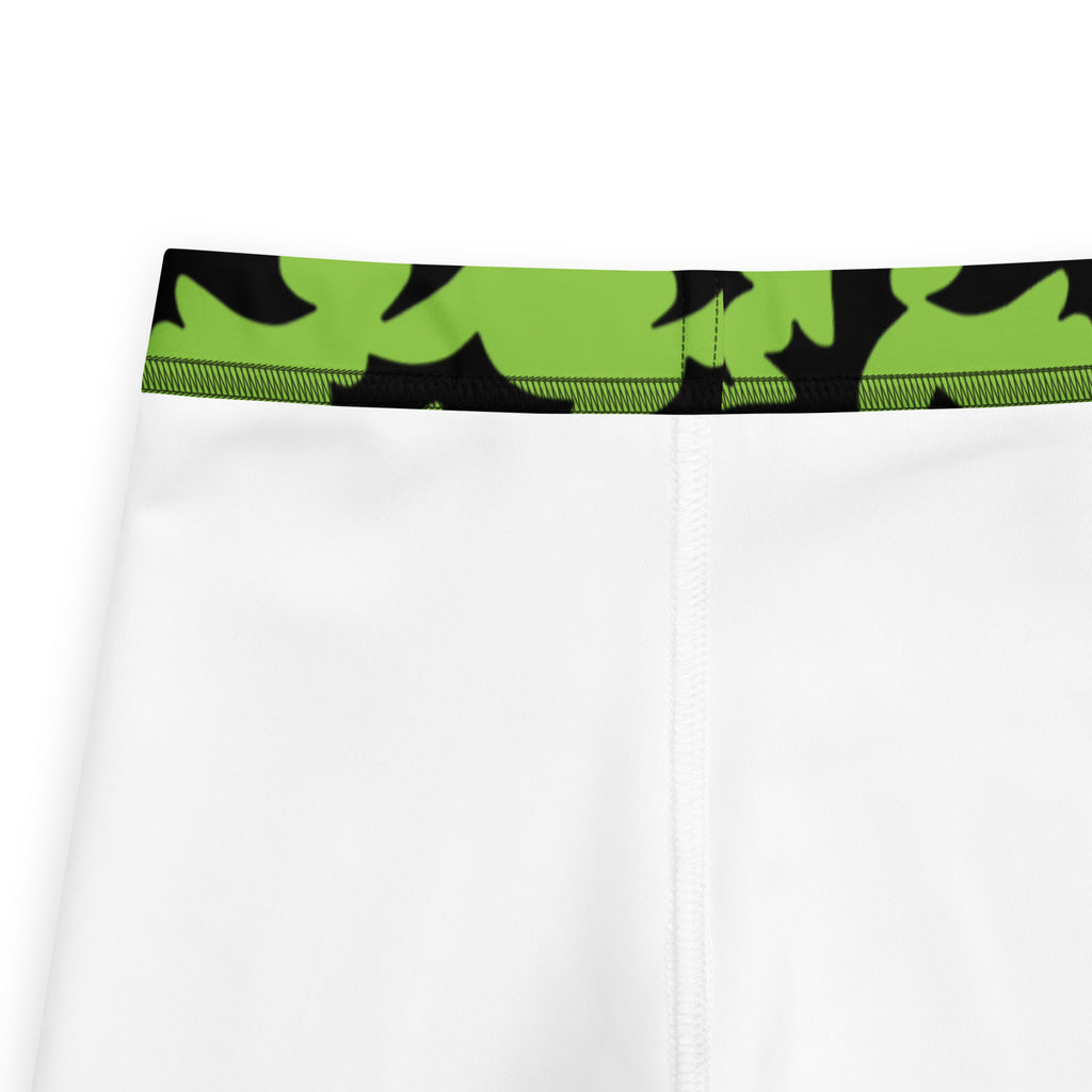 Girls Green Bat Leggings - Warm, Buttery Soft & Stretchy