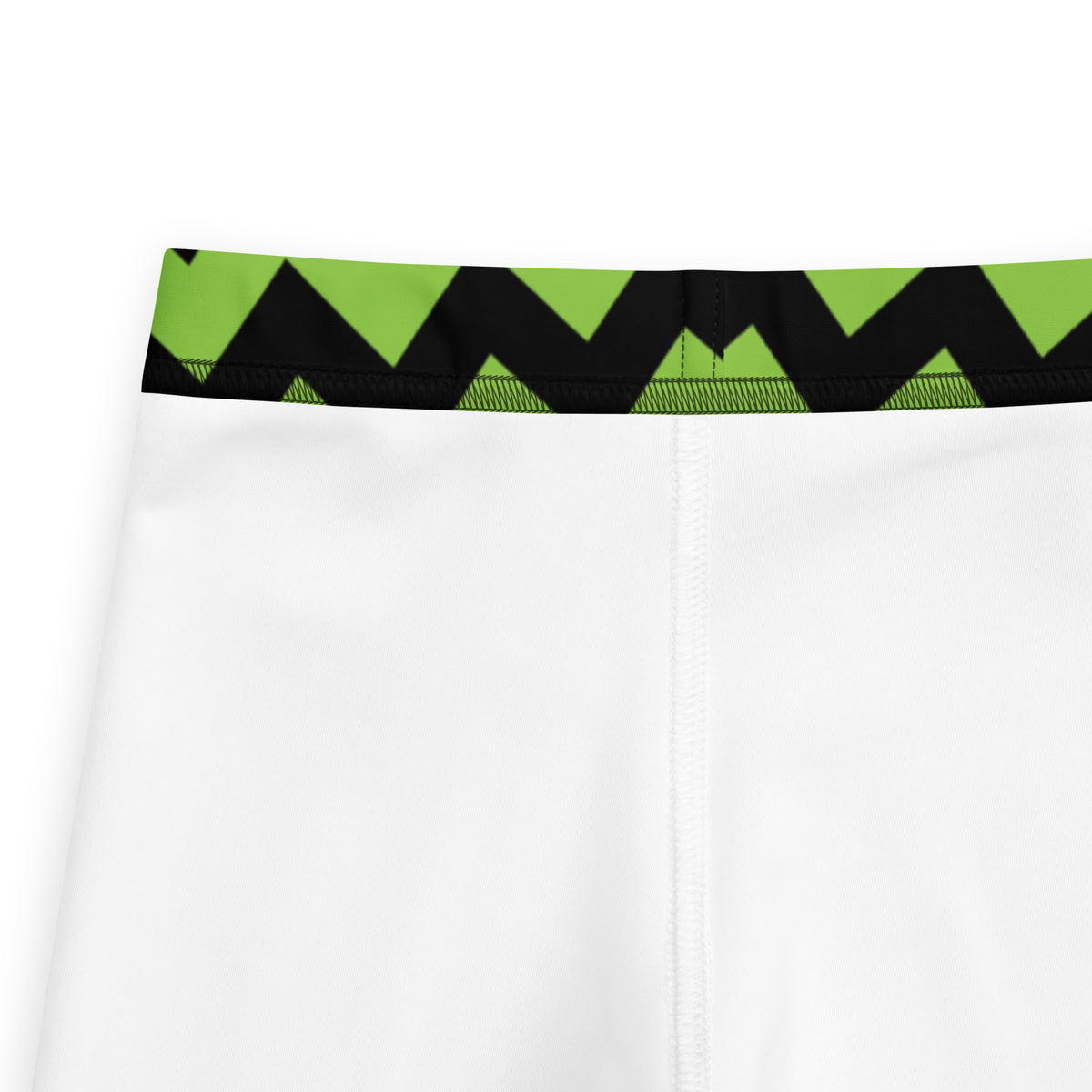 Girls Green Chevron Halloween Leggings - Warm, Buttery Soft & Stretchy