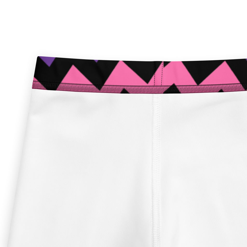 Girls Pink & Purple Chevron Halloween Leggings - Warm, Buttery Soft & Stretchy