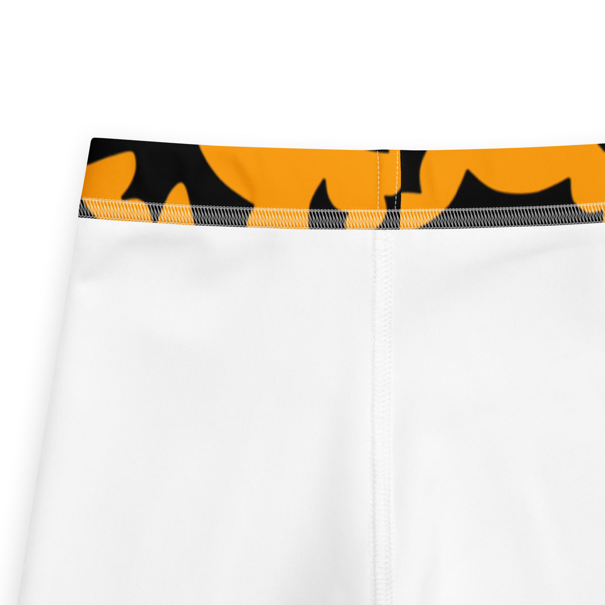 Girls Orange Bat Leggings - Warm, Buttery Soft & Stretchy