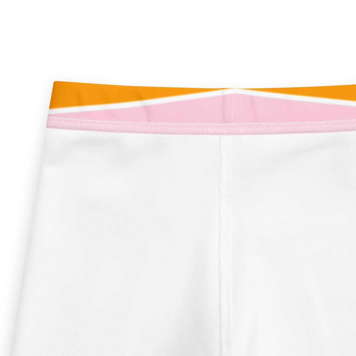 Girls Pink & Orange Striped Candy Corn Leggings - Warm, Buttery Soft & Stretchy