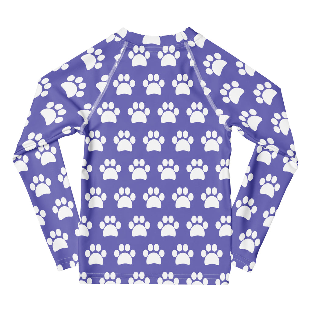 Girls Light Purple Long Sleeve Rash Guard Swim Shirt – Buttery Soft, Sun Safe UPF 50+ Protection, Quick Dry & 4-Way Stretch Comfort