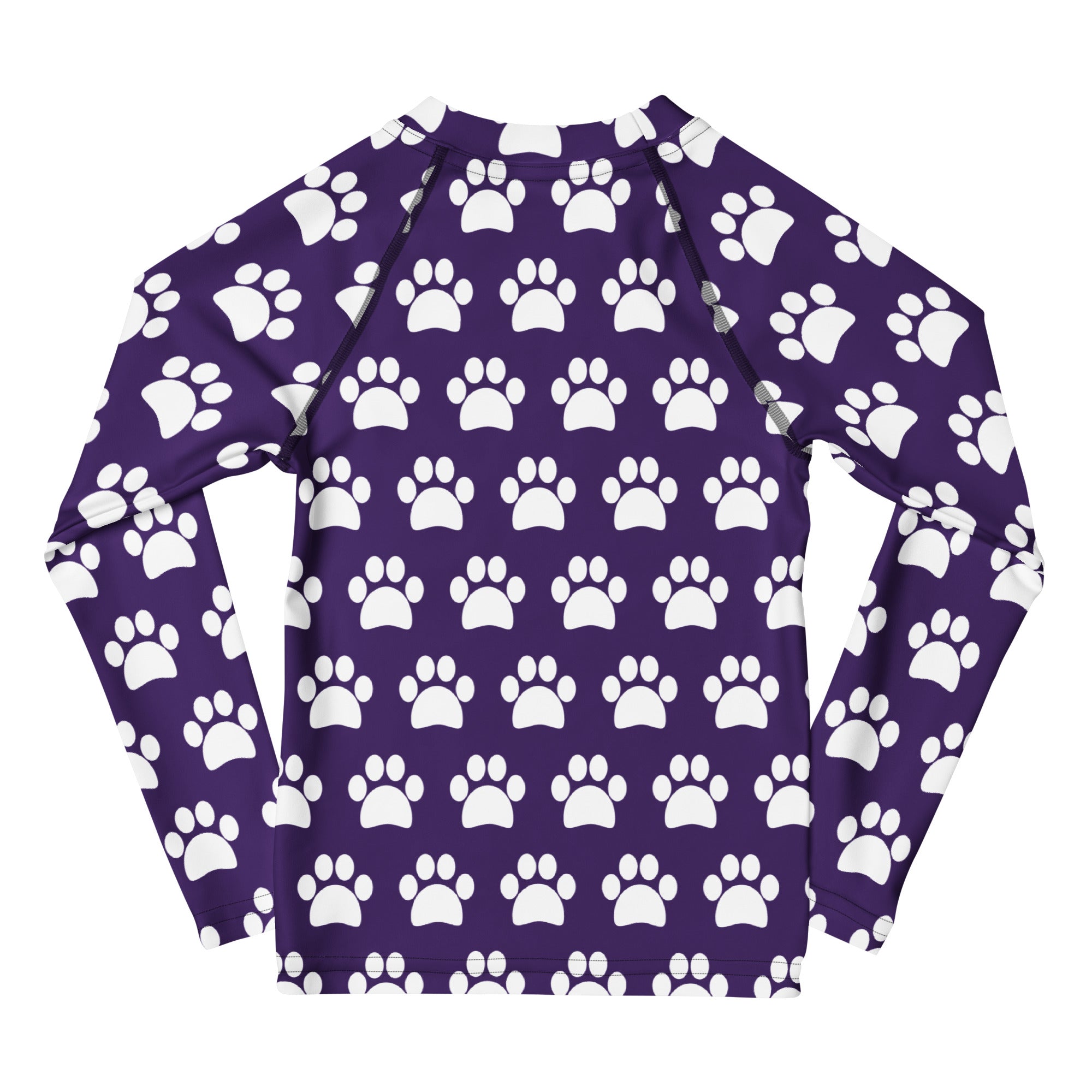 Girls Dark Purple Long Sleeve Rash Guard Swim Shirt – Buttery Soft, Sun Safe UPF 50+ Protection, Quick Dry & 4-Way Stretch Comfort
