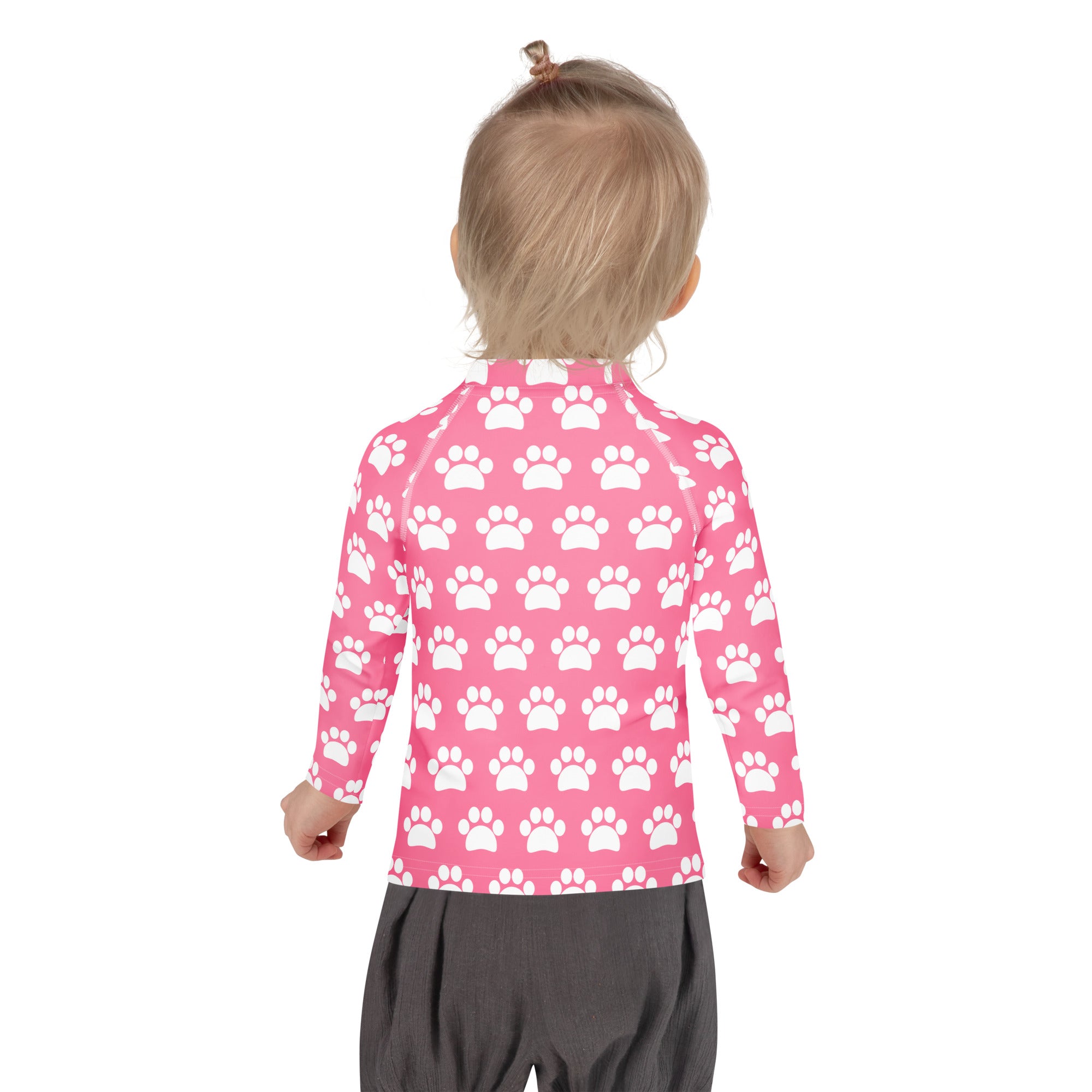 Girls Pink Long Sleeve Rash Guard Swim Shirt – Buttery Soft, Sun Safe UPF 50+ Protection, Quick Dry & 4-Way Stretch Comfort