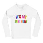 Kids It's My Birthday Rash Guard