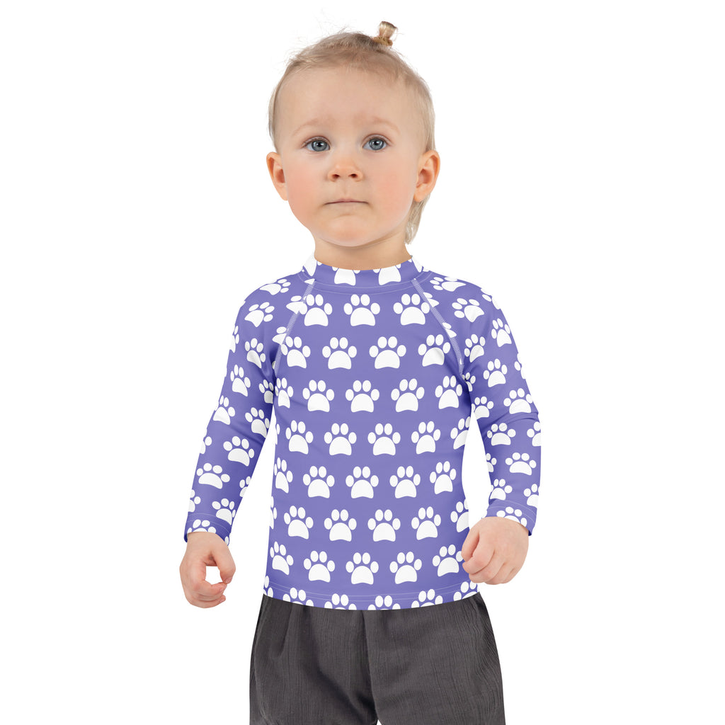 Girls Light Purple Long Sleeve Rash Guard Swim Shirt – Buttery Soft, Sun Safe UPF 50+ Protection, Quick Dry & 4-Way Stretch Comfort