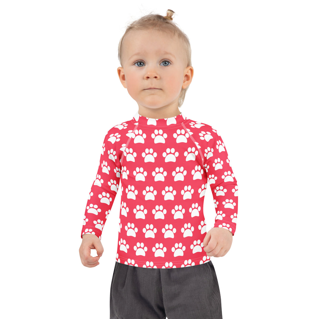 Girls Bright Pink Long Sleeve Rash Guard Swim Shirt – Buttery Soft, Sun Safe UPF 50+ Protection, Quick Dry & 4-Way Stretch Comfort