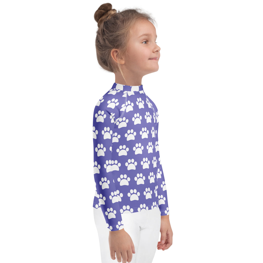 Girls Light Purple Long Sleeve Rash Guard Swim Shirt – Buttery Soft, Sun Safe UPF 50+ Protection, Quick Dry & 4-Way Stretch Comfort