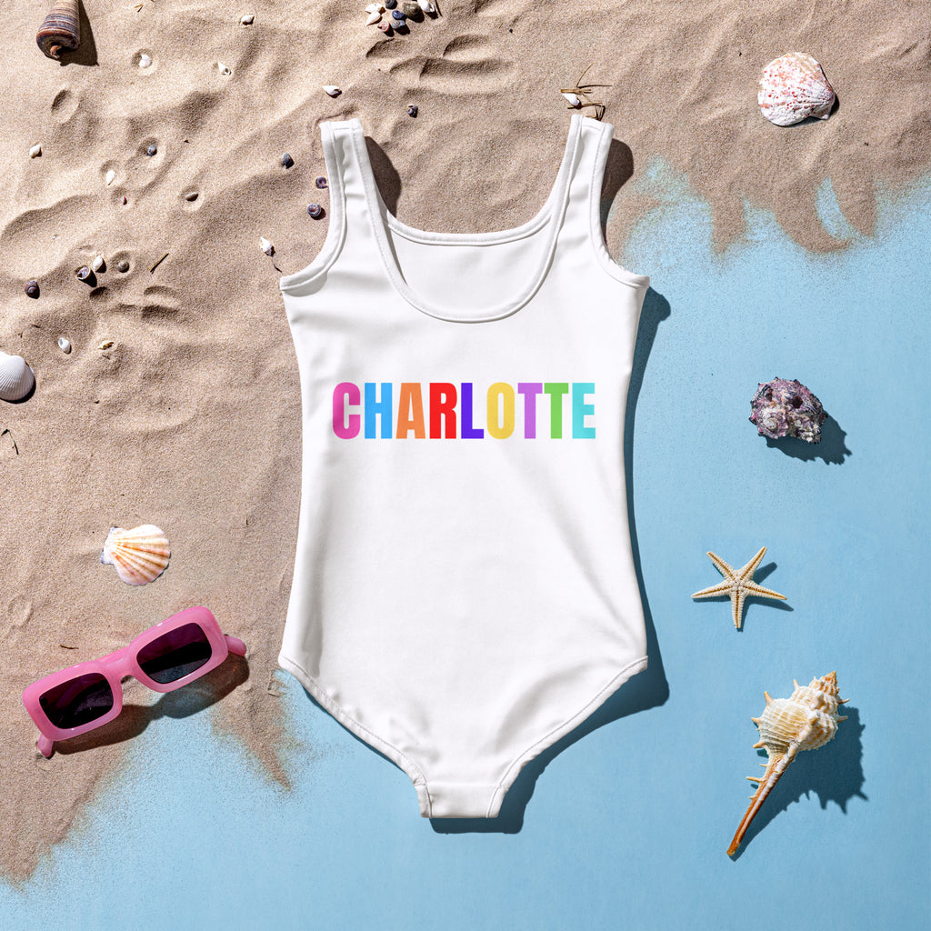 Personalized It's My Birthday Swimsuit - Custom Age & Name On Back For Girls