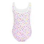 Girls Colorful Sprinkles Custom Age It's My Birthday Buttery Soft Leotard - Quick Drying For Dance and Gymnastics