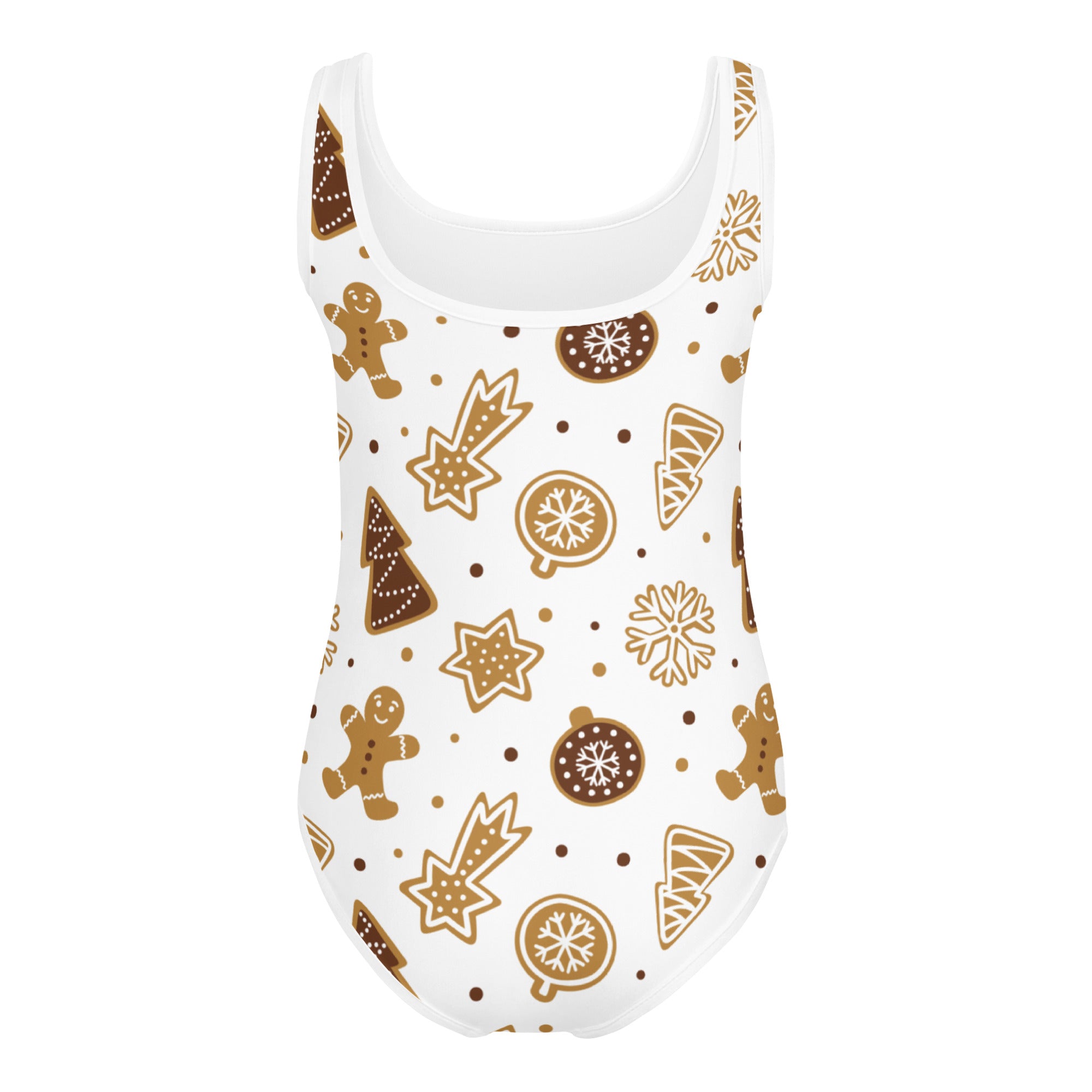 Girls Gingerbread Cookies Christmas Buttery Soft Leotard - Quick Drying For Dance and Gymnastics