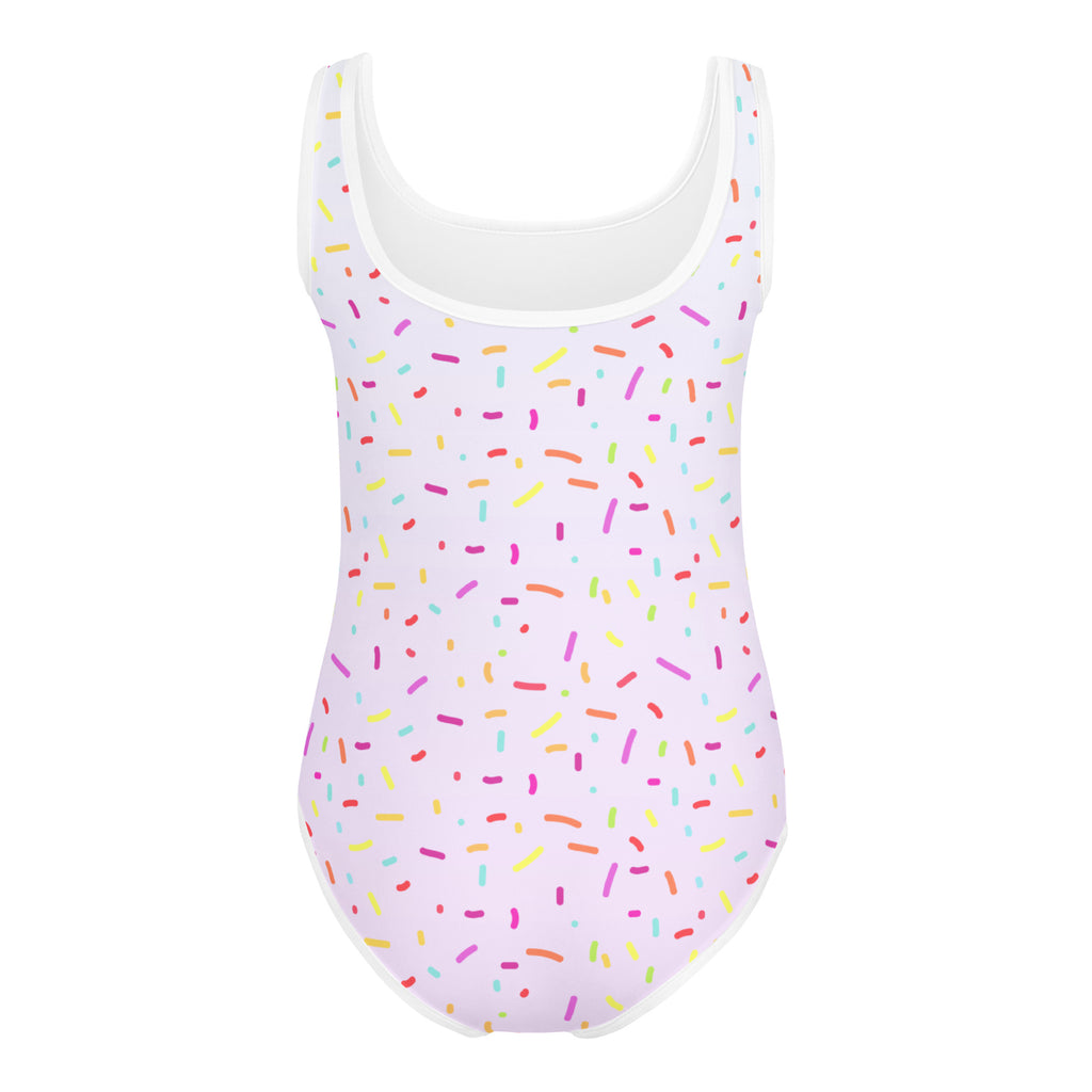 Girls Colorful Sprinkles Buttery Soft Leotard - Quick Drying For Dance and Gymnastics