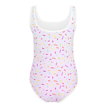 Girls Colorful Sprinkles Buttery Soft Leotard - Quick Drying For Dance and Gymnastics