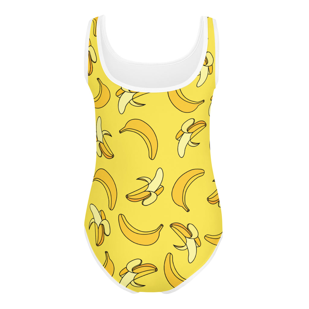 Girls Yellow Banana Buttery Soft Leotard - Quick Drying For Dance and Gymnastics