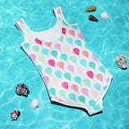 Girls 'Birthday Girl' Balloons Buttery Soft Swimsuit With UPF 50+