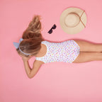 Colorful Sprinkles Birthday Girl Buttery Soft Swimsuit