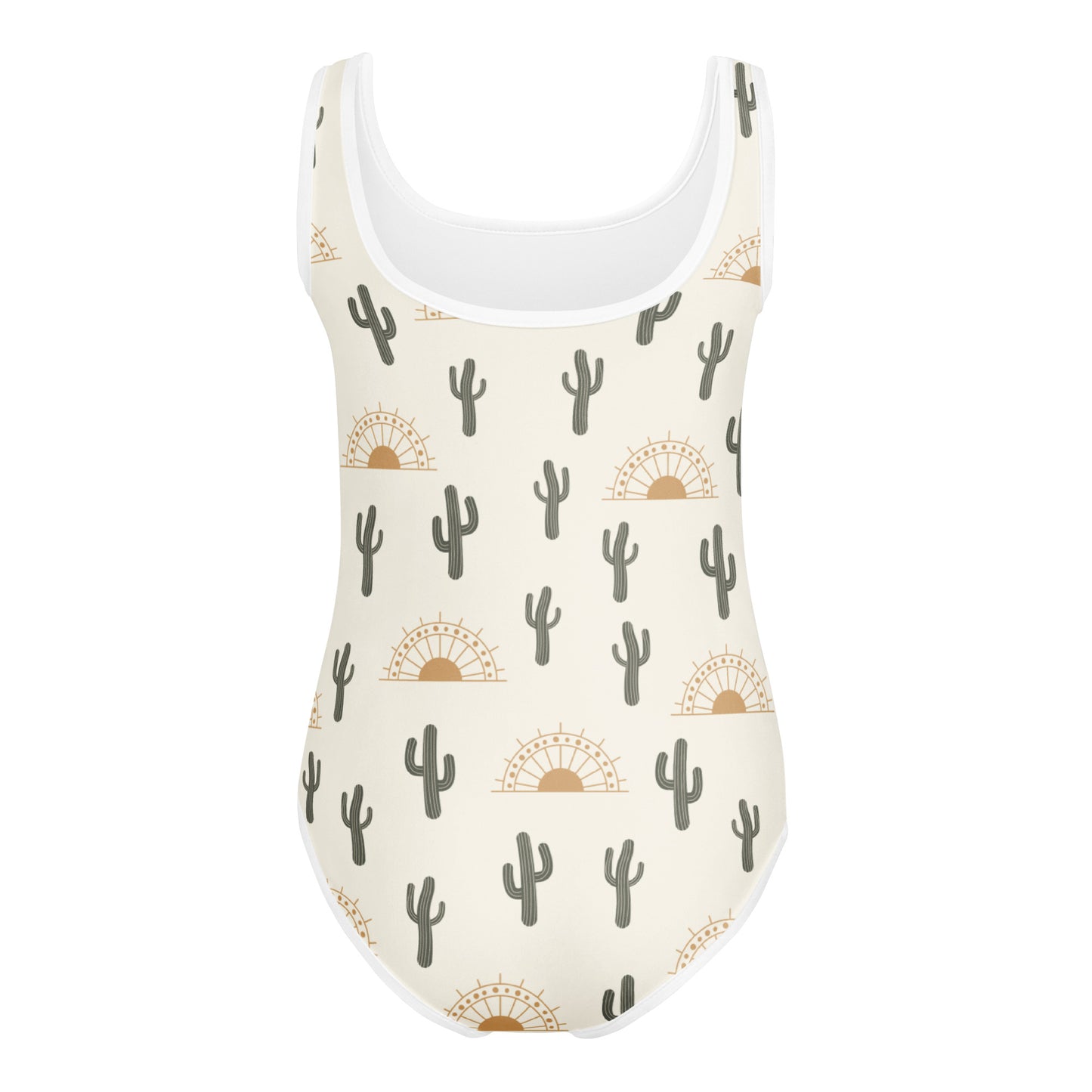 Girls Cactus Desert Sunrise Buttery Soft Leotard - Quick Drying For Dance and Gymnastics