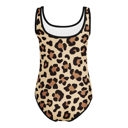 Girls Leopard Print Buttery Soft Leotard - Quick Drying For Dance and Gymnastics
