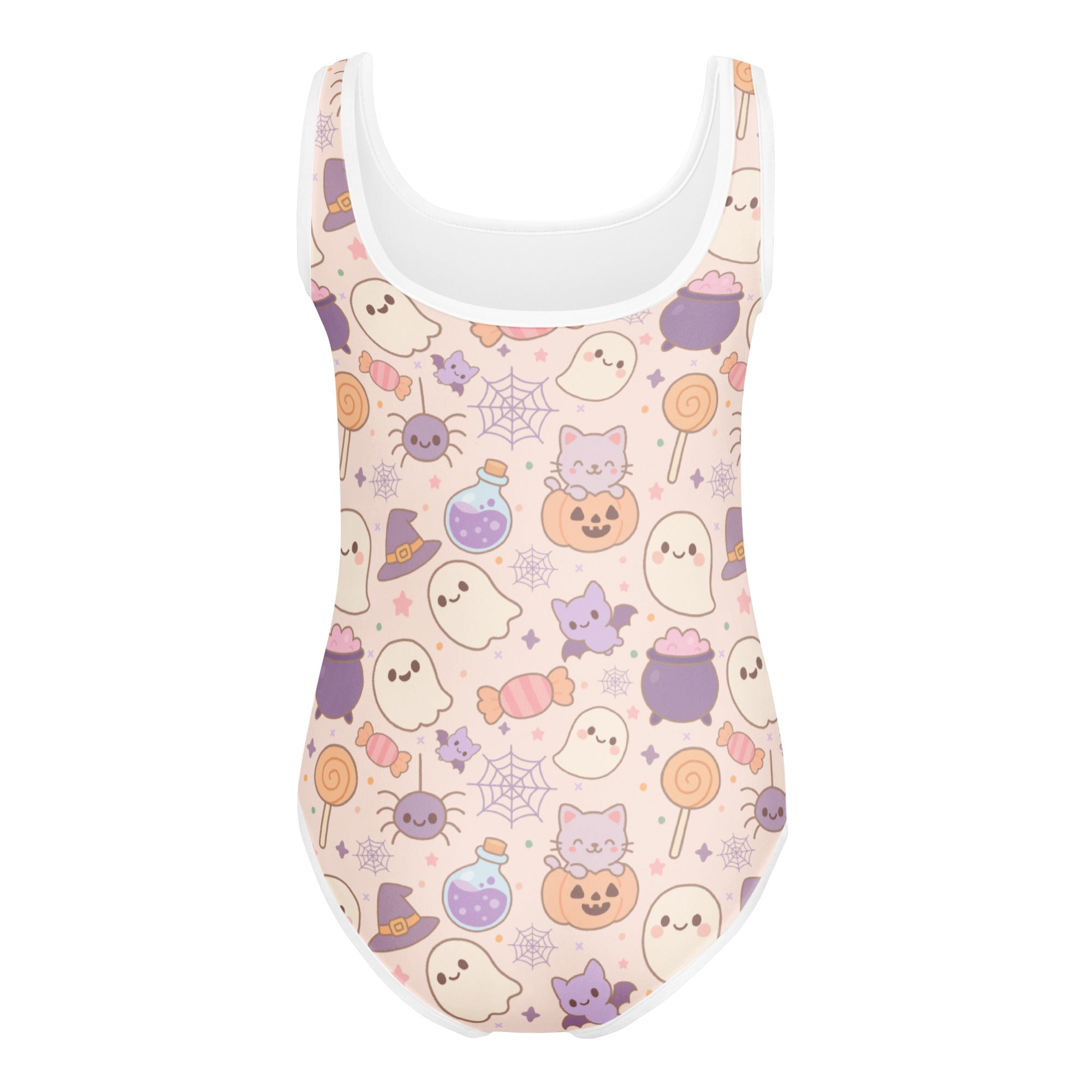 Girls Pastel Halloween Buttery Soft Leotard - Quick Drying For Dance and Gymnastics
