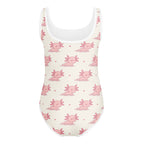 Girls Pink Axolotl Buttery Soft Leotard - Quick Drying For Dance and Gymnastics