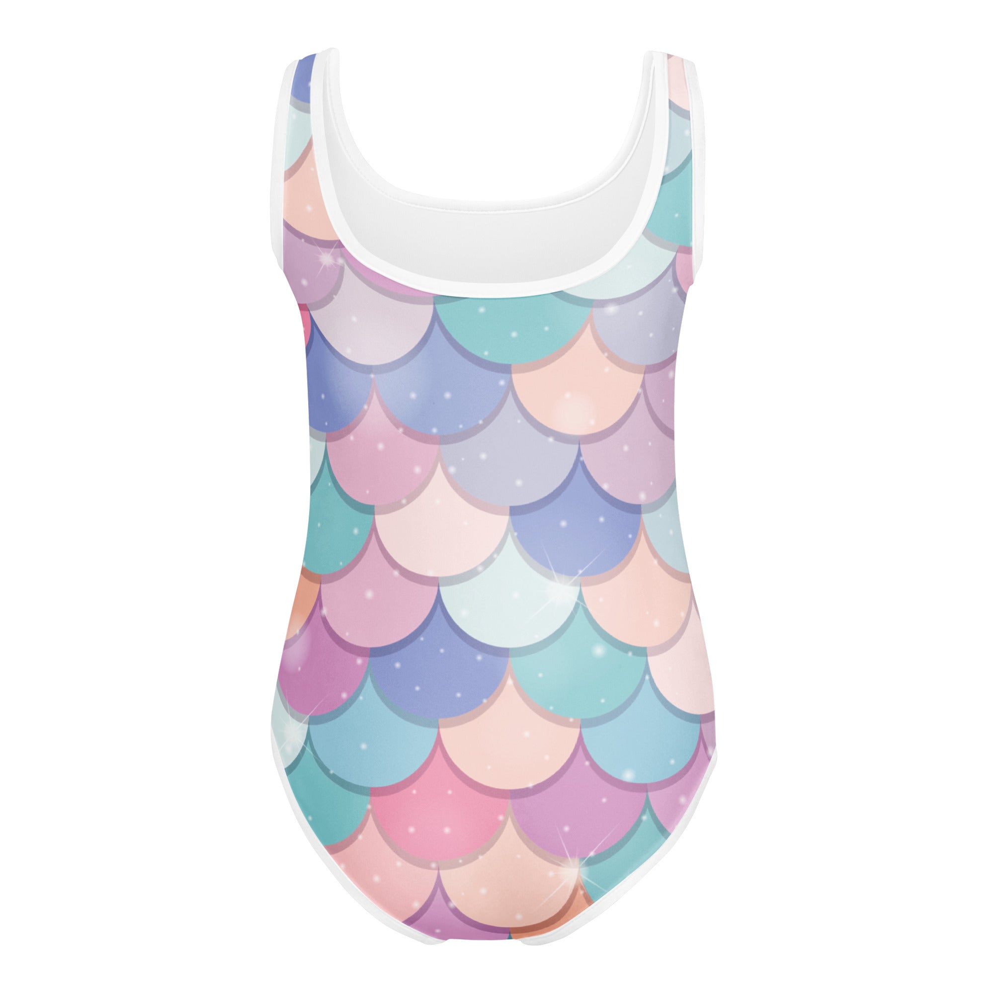 Girls Rainbow Mermaid Custom Age It's My Birthday Leotard - Quick Drying For Dance and Gymnastics