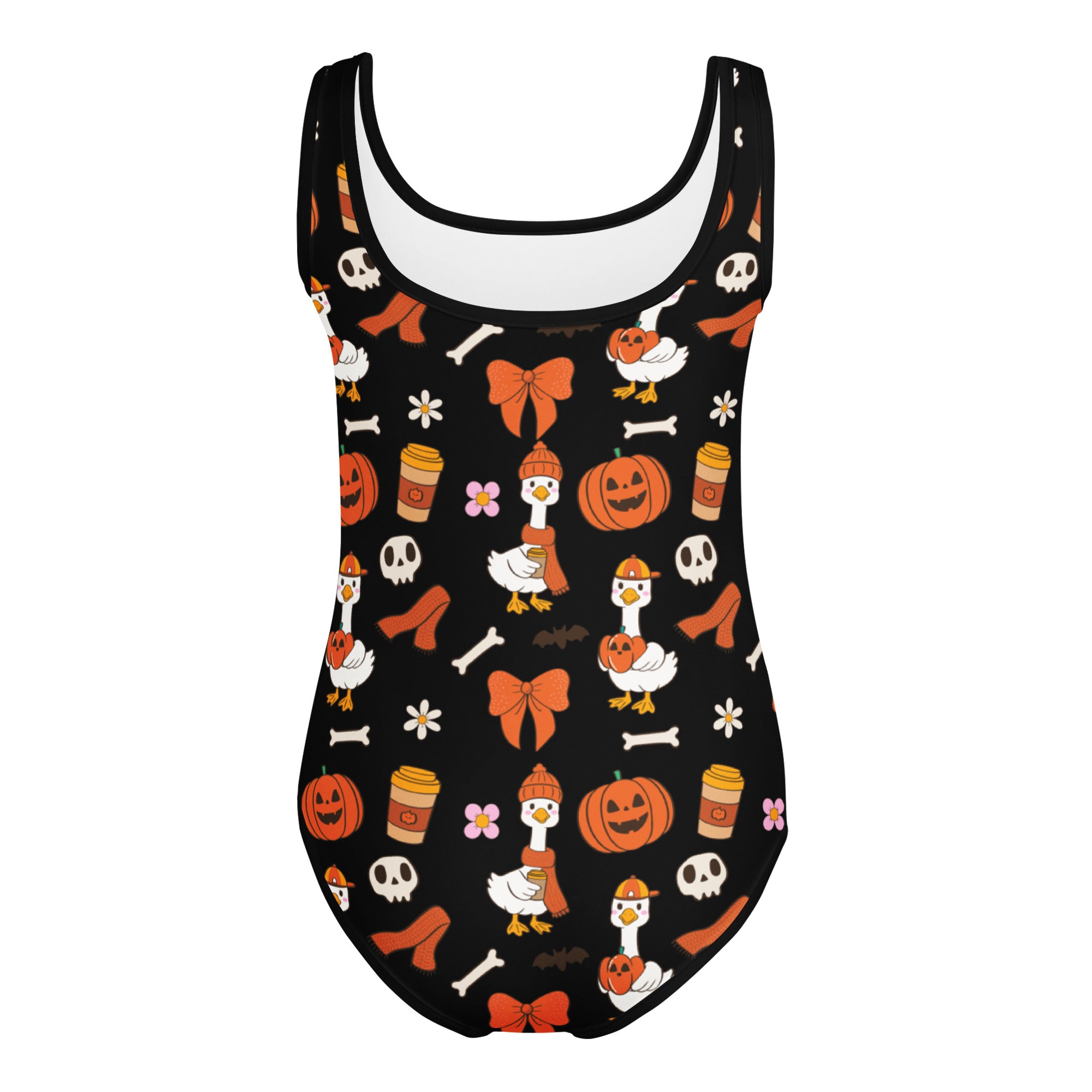 Girls Goose Halloween Leotard – Buttery-Soft, Quick-Dry 4-Way Stretch Comfort for Dance & Gymnastics