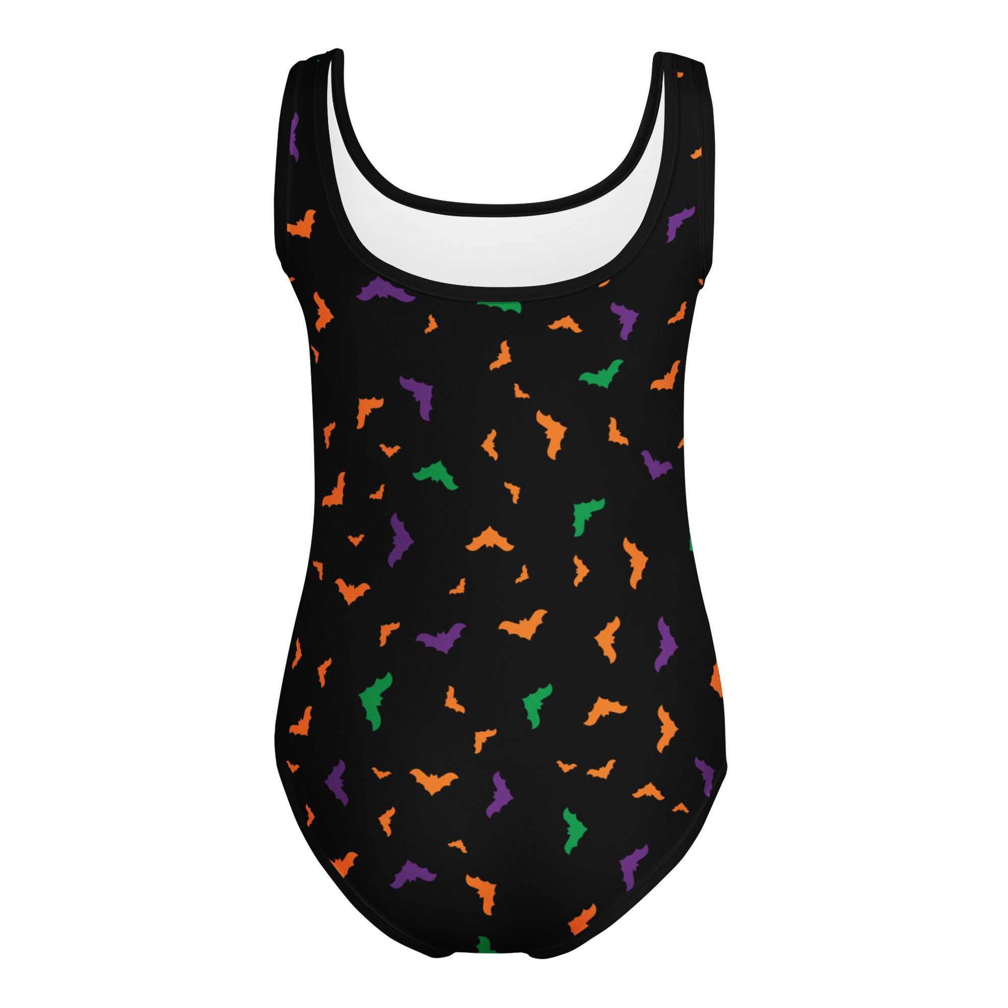 Girls Colorful Bats Halloween Leotard – Buttery-Soft, Quick-Dry 4-Way Stretch Comfort for Dance & Gymnastics