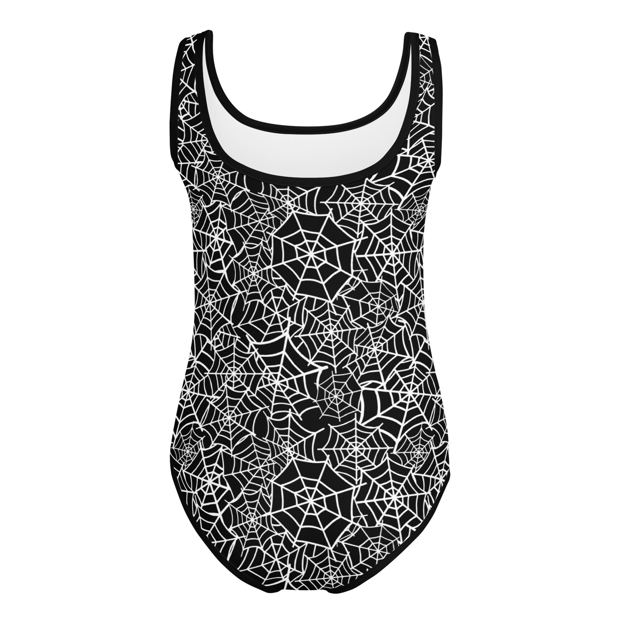 Girls Spider Web Halloween Leotard – Buttery-Soft, Quick-Dry 4-Way Stretch Comfort for Dance & Gymnastics