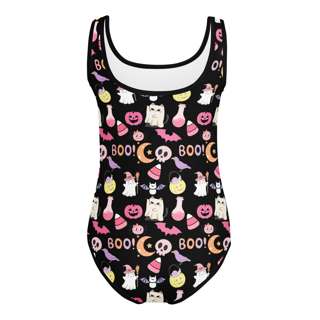 Girls Cute Halloween Leotard – Buttery-Soft, Quick-Dry 4-Way Stretch Comfort for Dance & Gymnastics