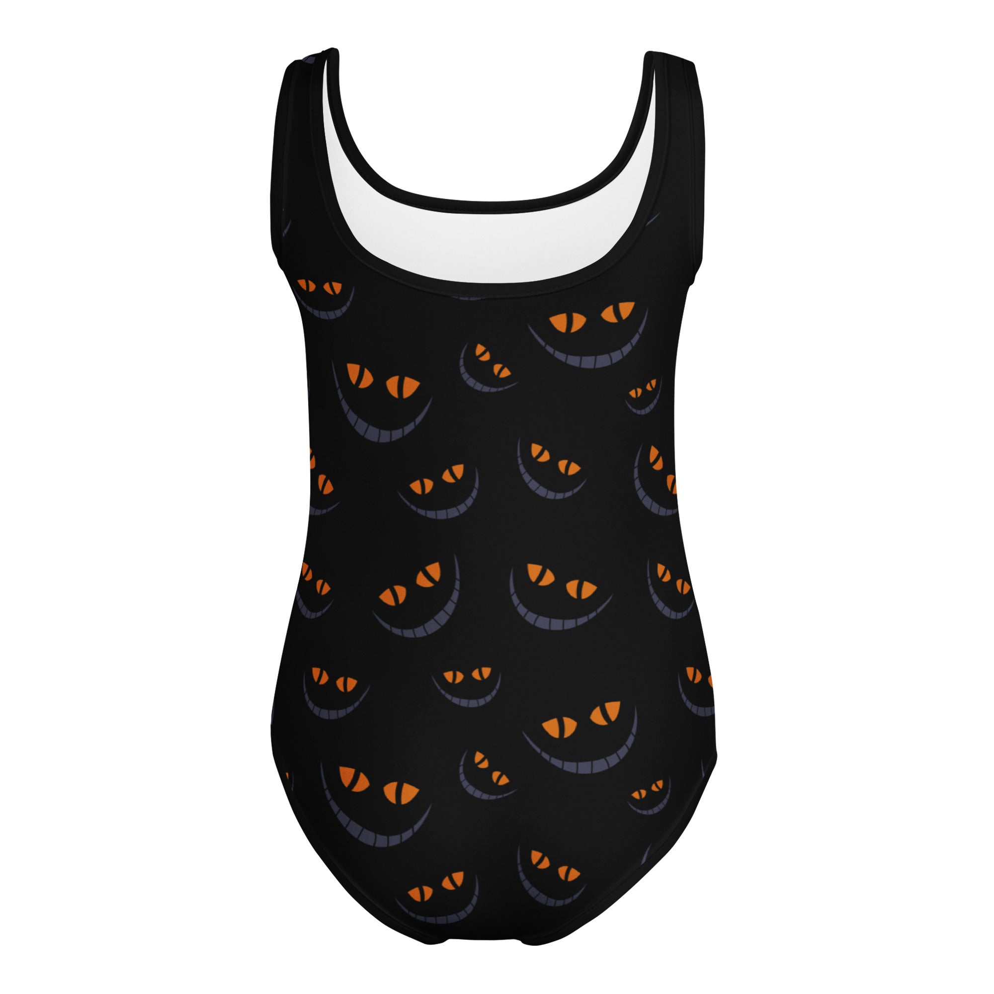 Girls Spooky Cat Eyes Halloween Leotard – Buttery-Soft, Quick-Dry 4-Way Stretch Comfort for Dance & Gymnastics