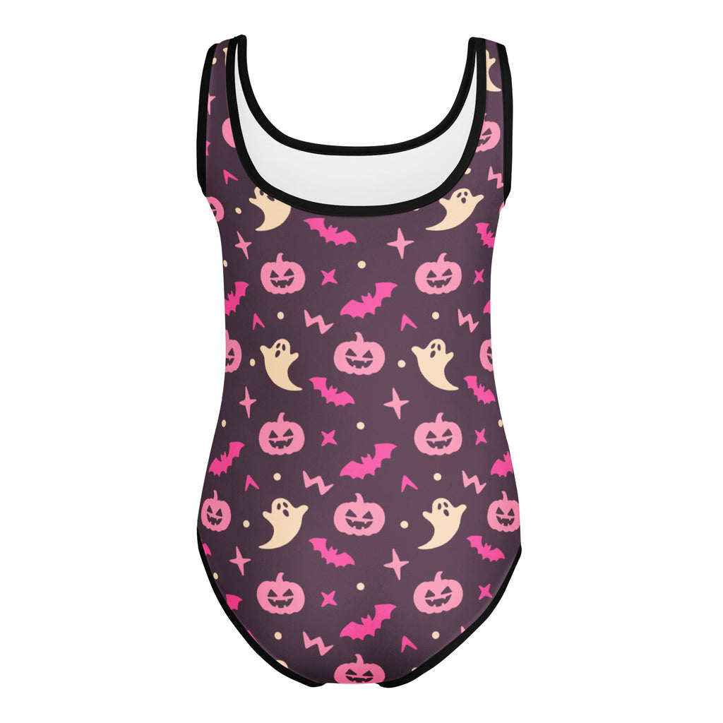 Girls Purple Halloween Leotard – Buttery-Soft, Quick-Dry 4-Way Stretch Comfort for Dance & Gymnastics