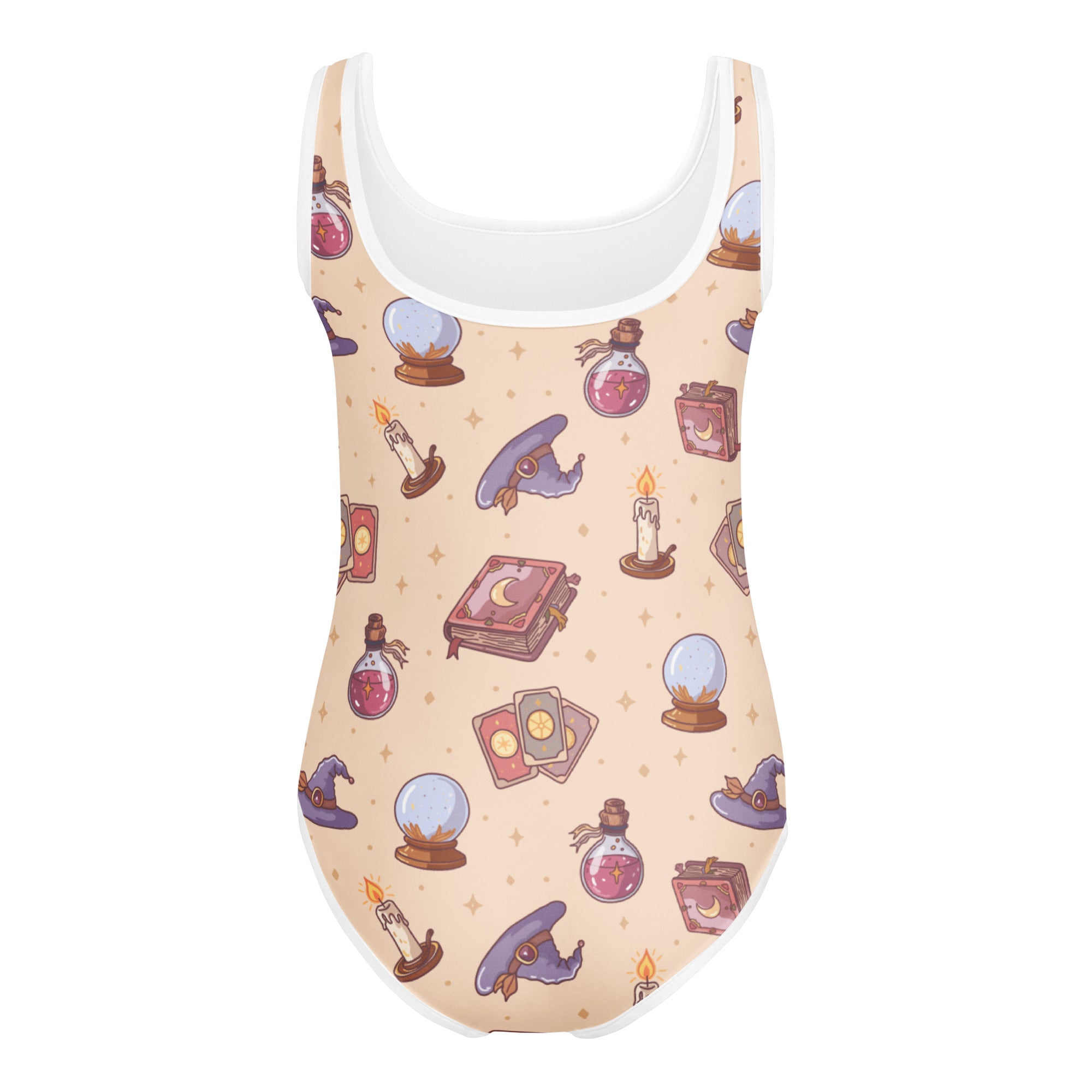 Girls Witch Magic Halloween Leotard – Buttery-Soft, Quick-Dry 4-Way Stretch Comfort for Dance & Gymnastics